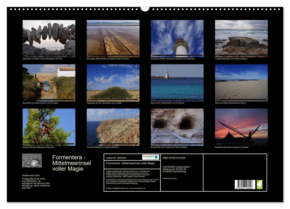 Formentera - Mittelmeerinsel voller Magie (CALVENDO Wandkalender 2026)