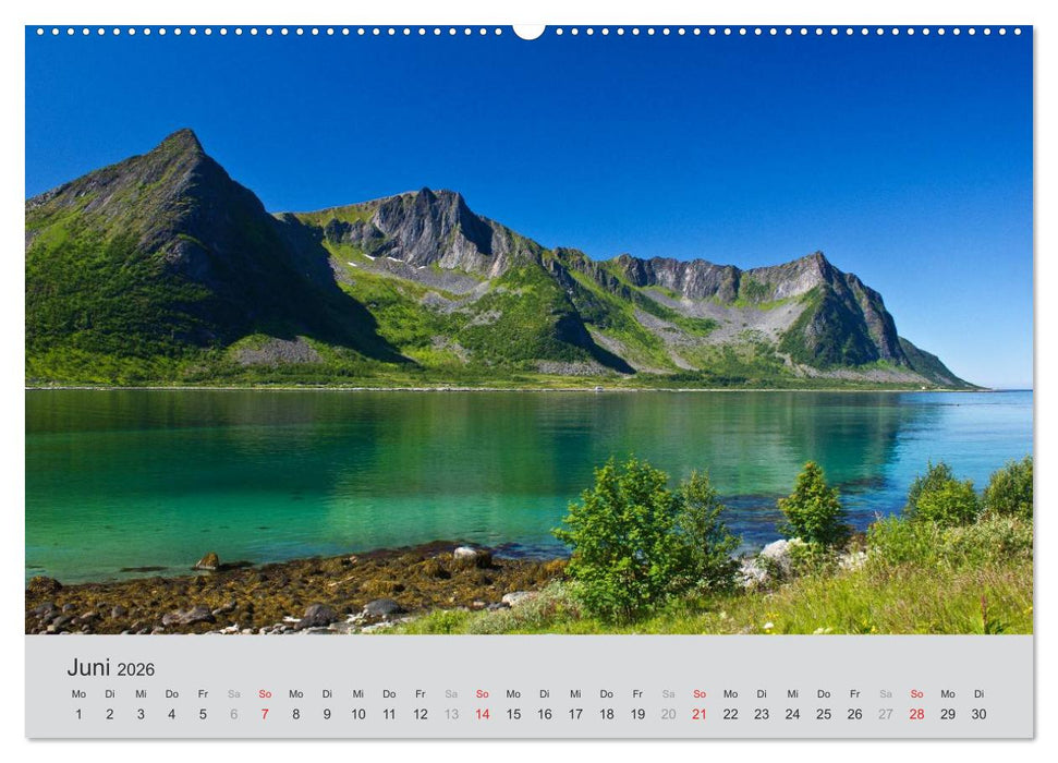 Norwegen - Land der Fjorde (CALVENDO Wandkalender 2026)