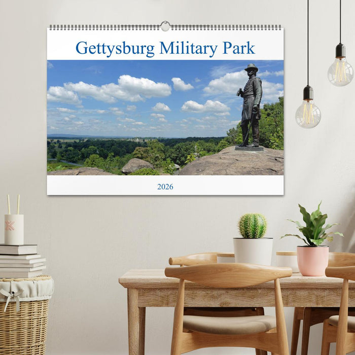 Gettysburg Military Park (CALVENDO Wandkalender 2026)
