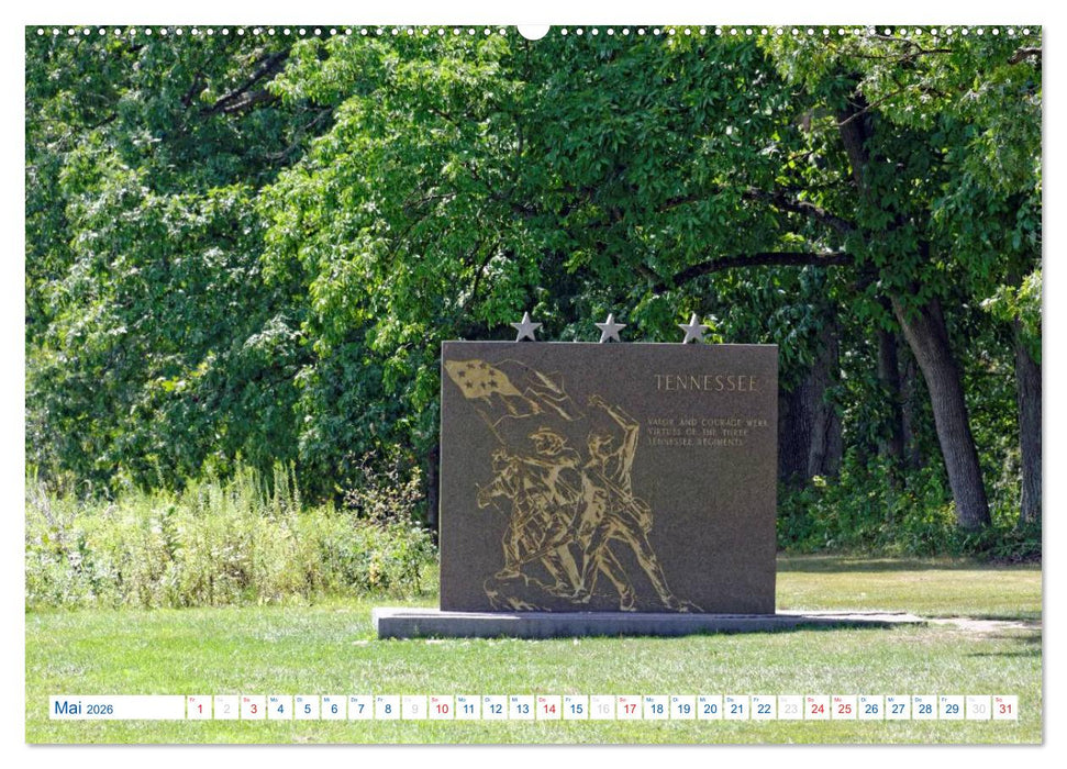 Gettysburg Military Park (CALVENDO Wandkalender 2026)