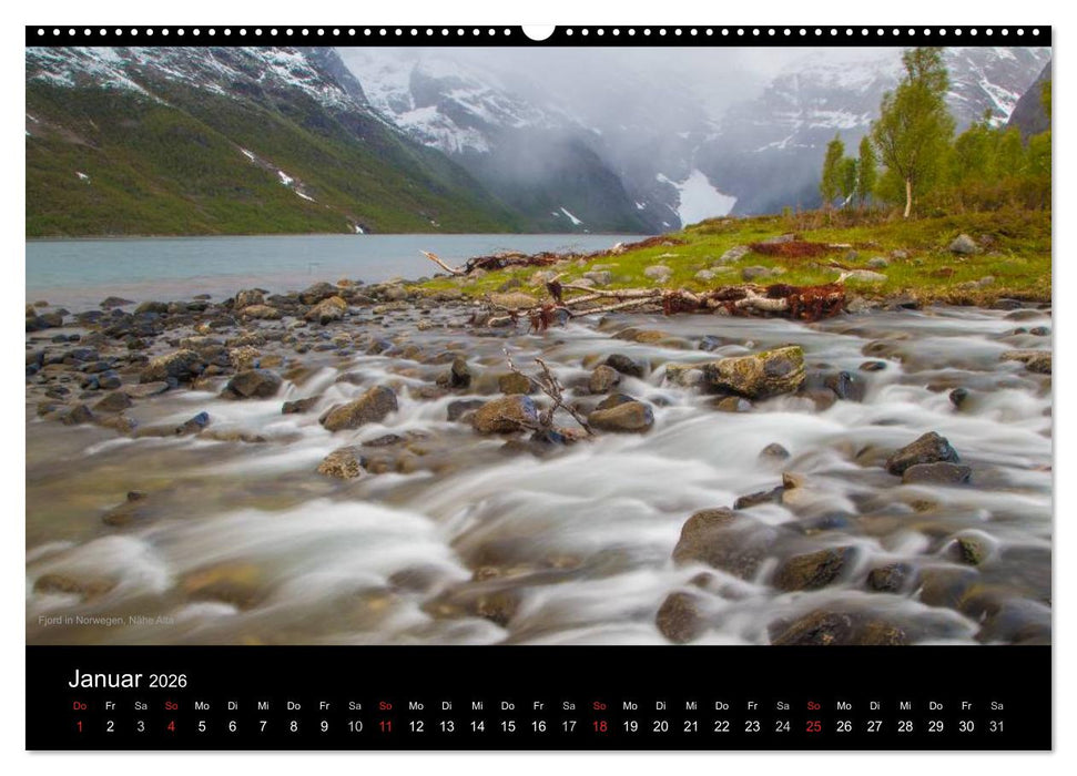 Naturwucht Skandinavien (CALVENDO Premium Wandkalender 2026)