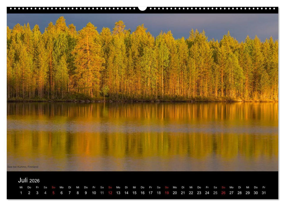 Naturwucht Skandinavien (CALVENDO Premium Wandkalender 2026)