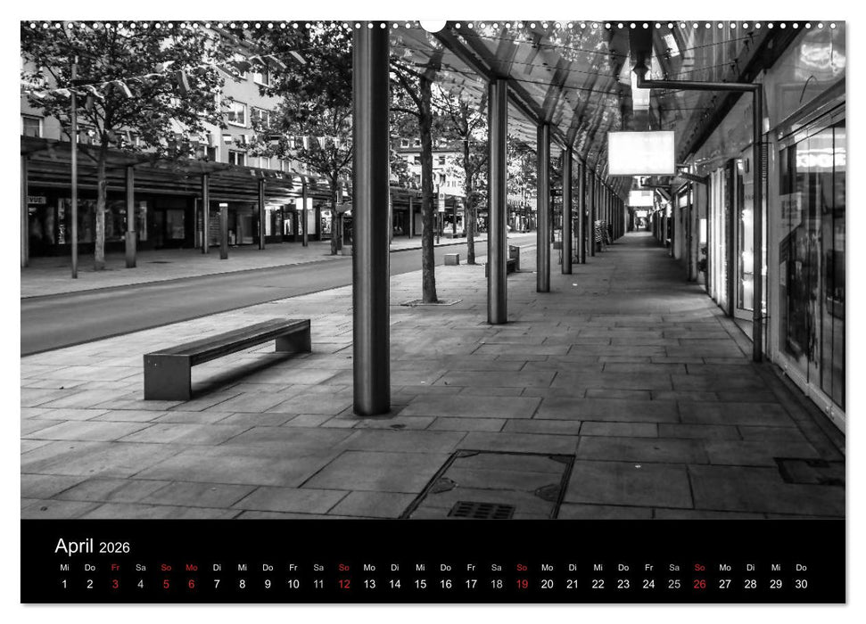 Bremerhaven - Blickpunkte Schwarzweiß (CALVENDO Premium Wandkalender 2026)