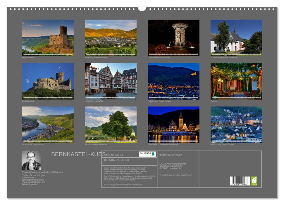 BERNKASTEL-KUES (CALVENDO Wandkalender 2026)