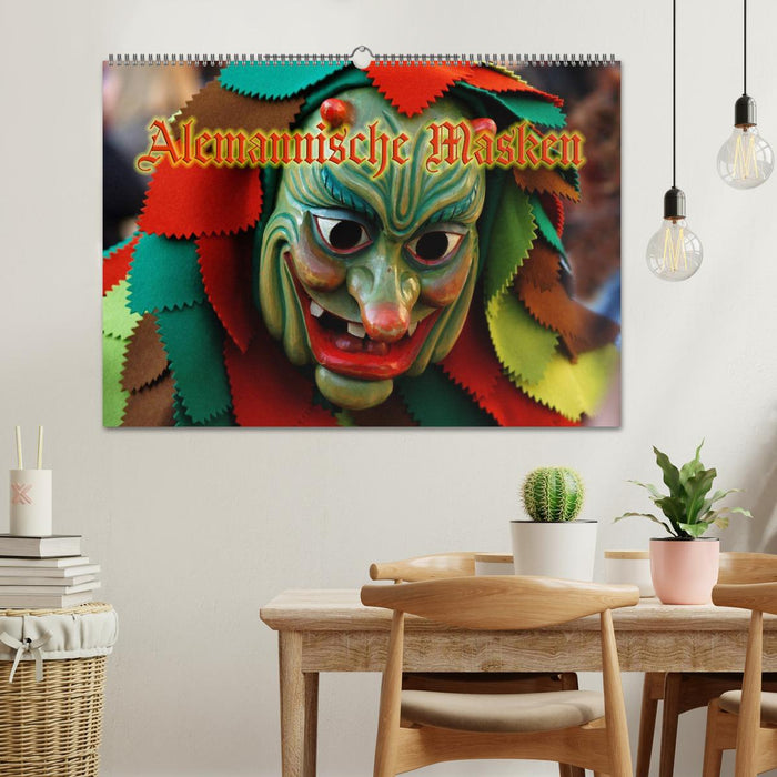 Alemannische Masken (CALVENDO Wandkalender 2026)