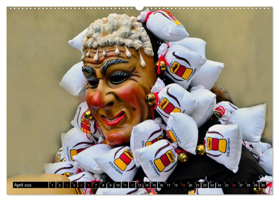 Alemannische Masken (CALVENDO Wandkalender 2026)