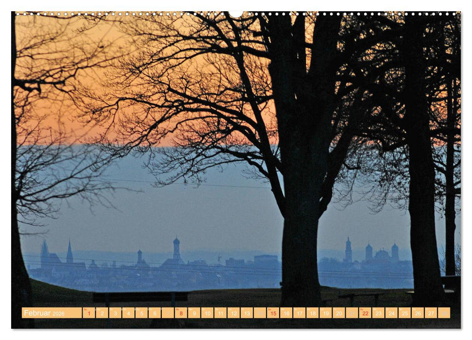 Augsburg und Umgebung (CALVENDO Premium Wandkalender 2026)