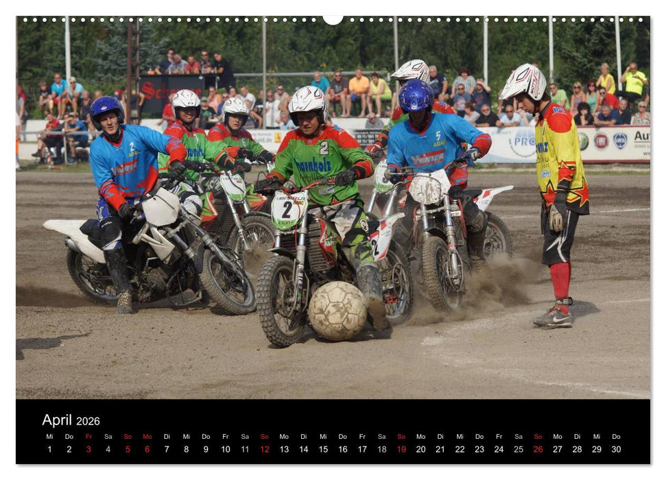 Motorsport: Motoball (CALVENDO Premium Wandkalender 2026)