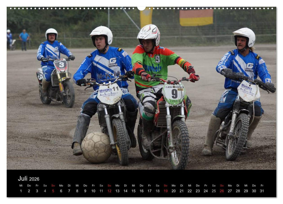 Motorsport: Motoball (CALVENDO Premium Wandkalender 2026)