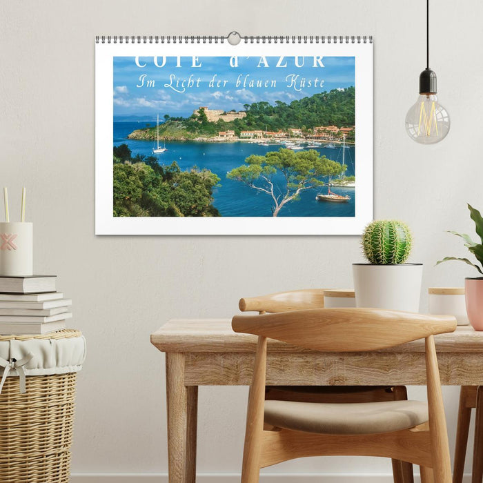 Cote d'Azur - Im Licht der blauen Küste (CALVENDO Wandkalender 2026)