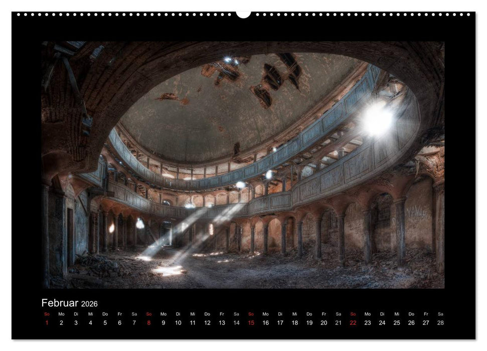 Lost Places - vergessene orte vergessener glanz (CALVENDO Premium Wandkalender 2026)