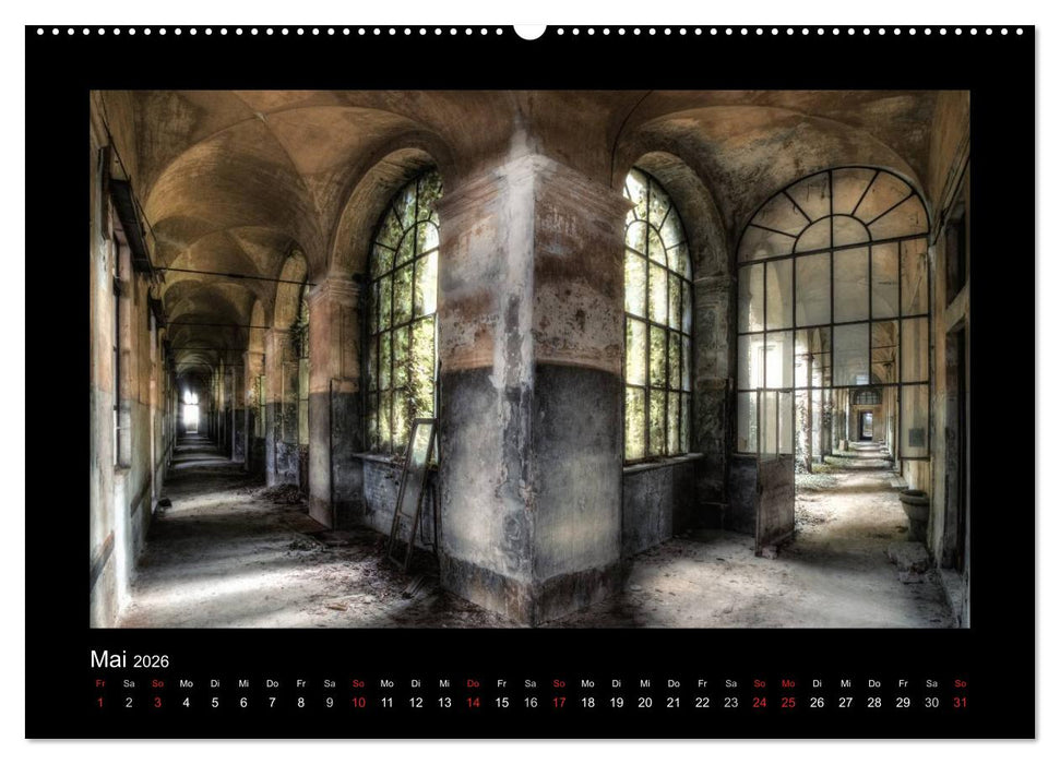 Lost Places - vergessene orte vergessener glanz (CALVENDO Premium Wandkalender 2026)