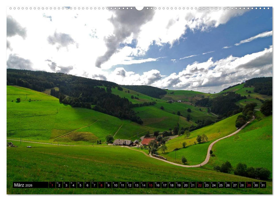 Romantischer Schwarzwald (CALVENDO Premium Wandkalender 2026)