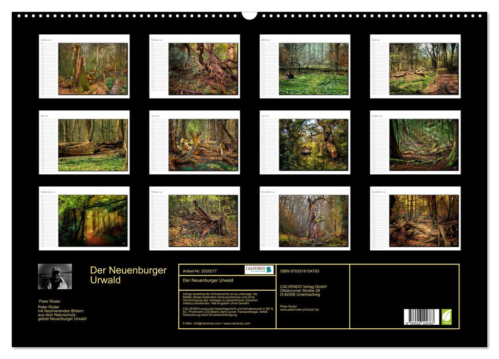 Der Neuenburger Urwald (CALVENDO Wandkalender 2026)