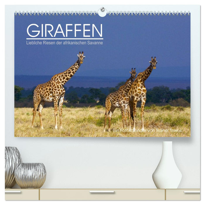 GIRAFFEN - Liebliche Riesen der afrikanischen Savanne (CALVENDO Premium Wandkalender 2026)
