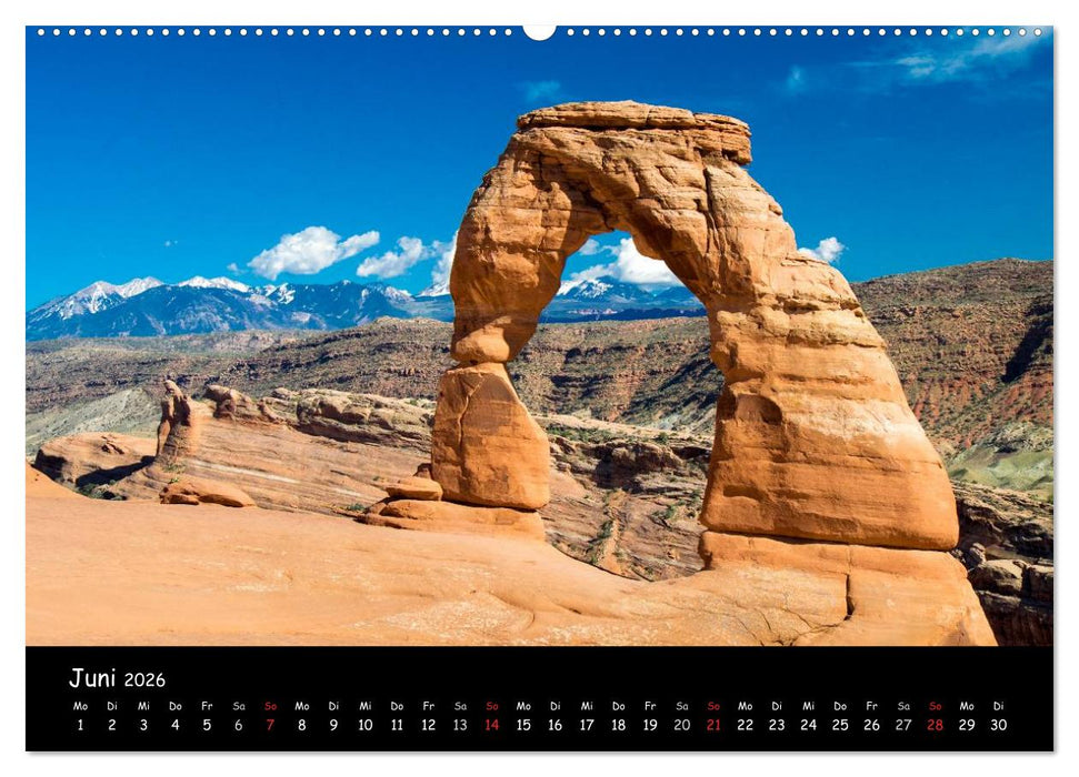 Traumlandschaften im Westen der USA (CALVENDO Premium Wandkalender 2026)