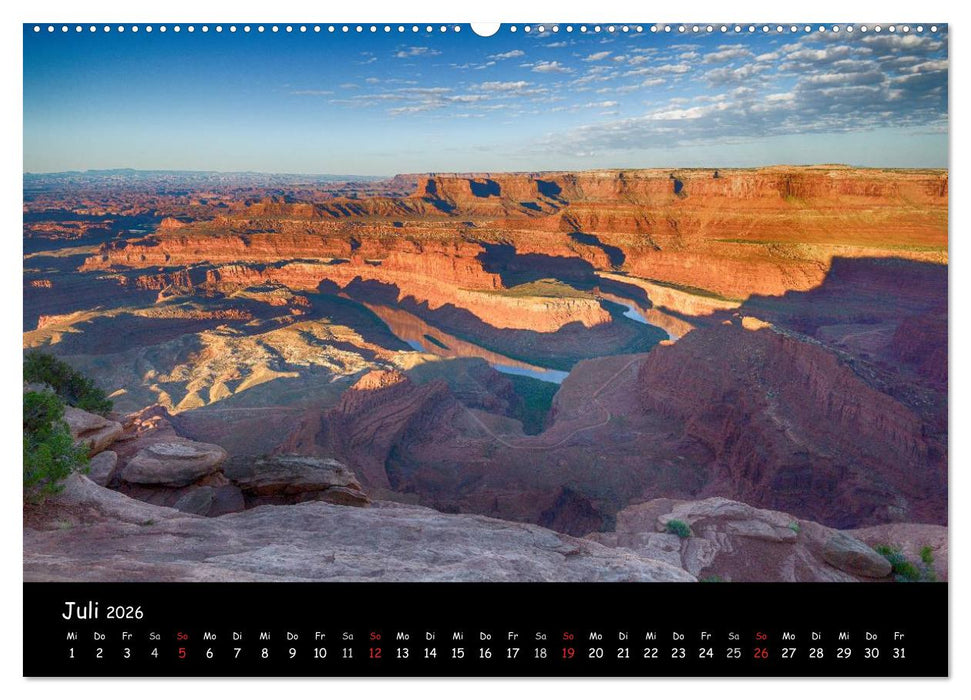 Traumlandschaften im Westen der USA (CALVENDO Premium Wandkalender 2026)