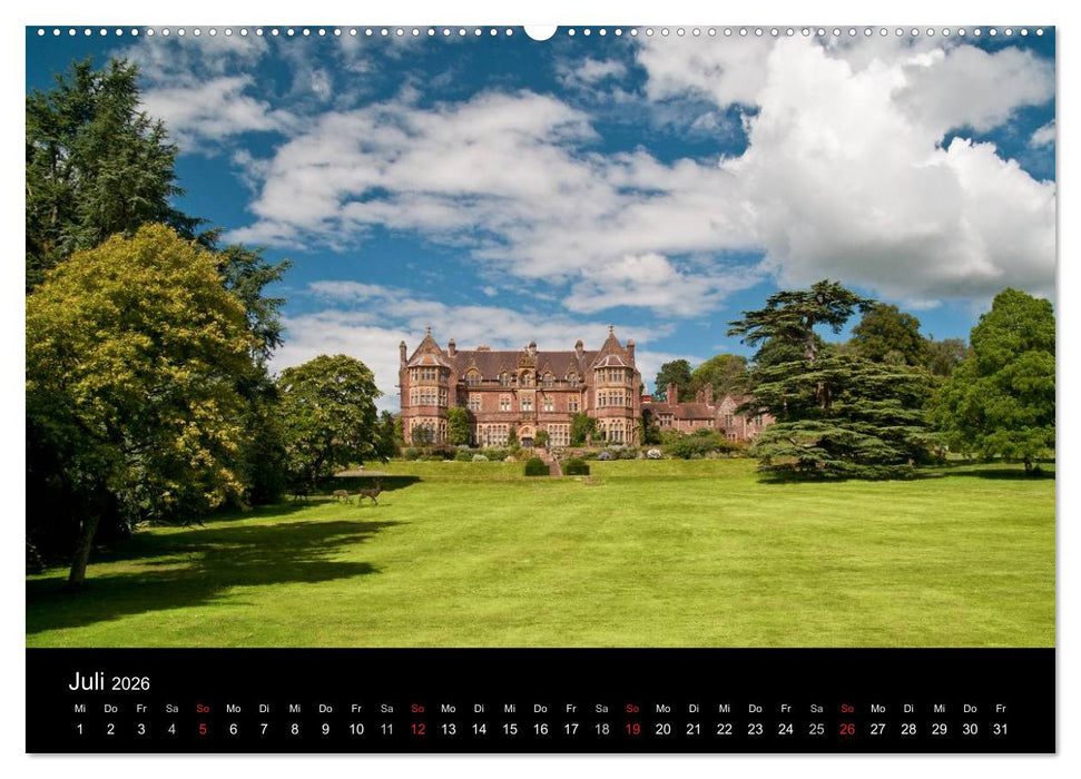 Südenglische Landschaftsgärten (CALVENDO Premium Wandkalender 2026)