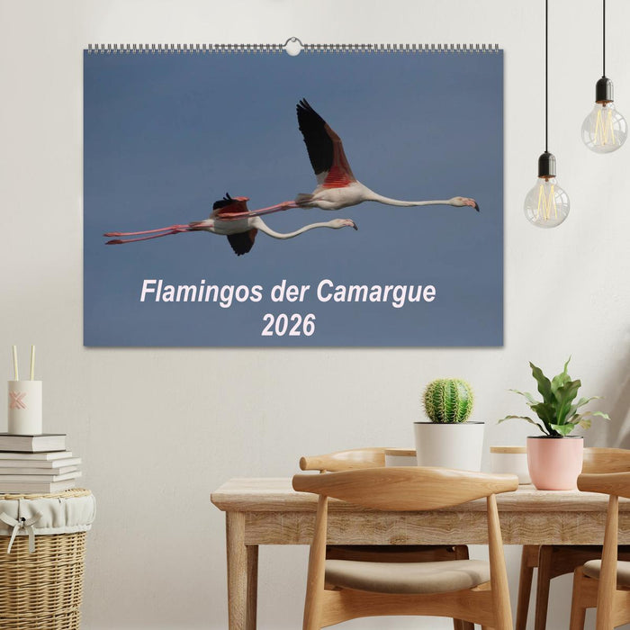 Flamingos der Camargue 2026 (CALVENDO Wandkalender 2026)