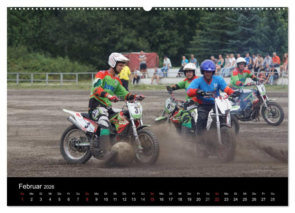Motorsport: Motoball (CALVENDO Wandkalender 2026)