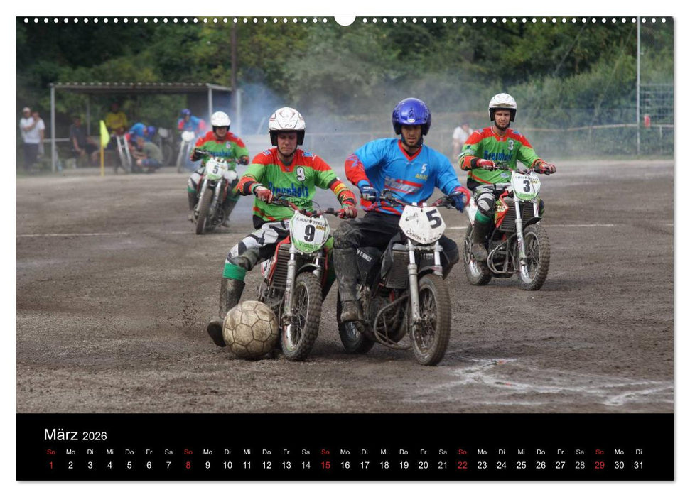 Motorsport: Motoball (CALVENDO Wandkalender 2026)