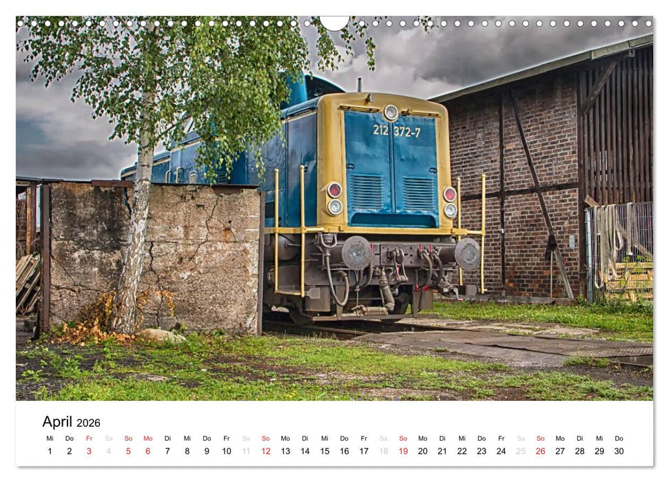 Auf eisernen Wegen - Faszination Bahn (CALVENDO Wandkalender 2026)