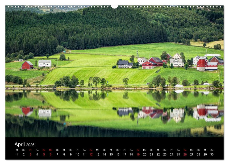 Norwegen - Unterwegs im Land der Berge, Trolle und Fjorde (CALVENDO Wandkalender 2026)
