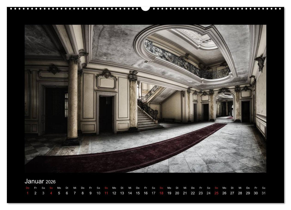 Lost Places - vergessene orte vergessener glanz (CALVENDO Wandkalender 2026)