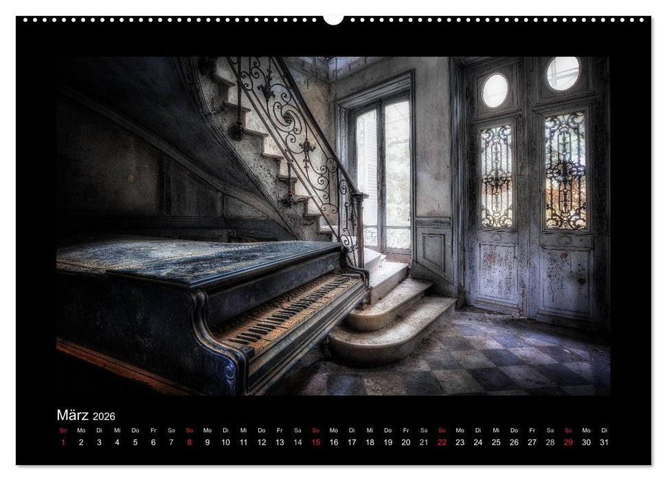 Lost Places - vergessene orte vergessener glanz (CALVENDO Wandkalender 2026)
