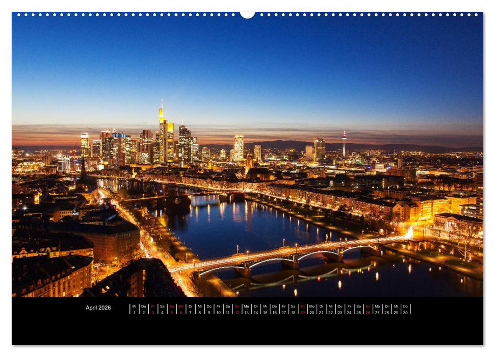 Frankfurt (CALVENDO Premium Wandkalender 2026)