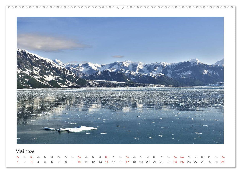 ALASKA Gletscher EIS (CALVENDO Wandkalender 2026)