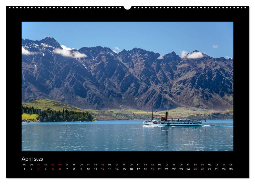 Eine Reise durch Neuseeland (CALVENDO Premium Wandkalender 2026)