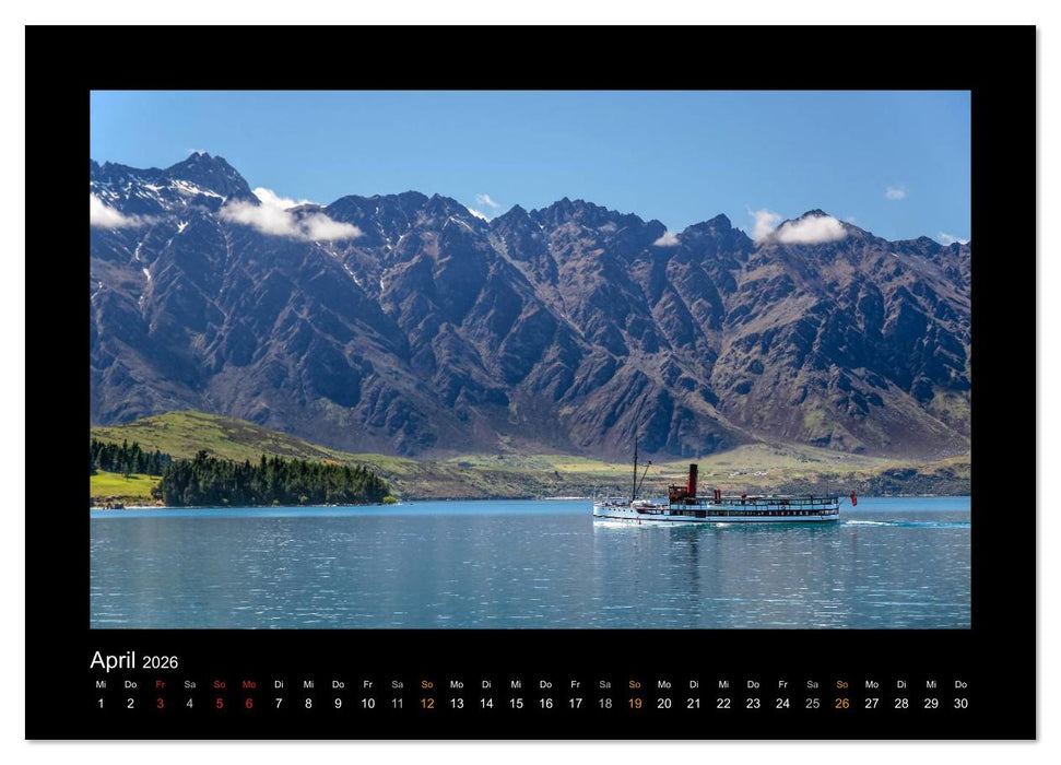 Eine Reise durch Neuseeland (CALVENDO Premium Wandkalender 2026)