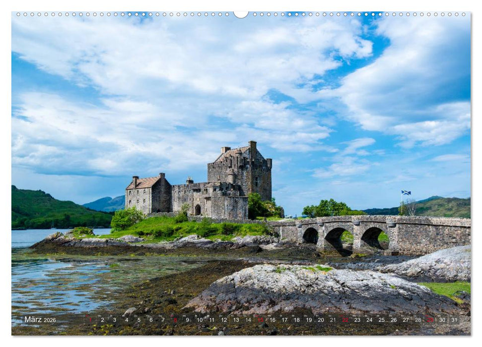 Quer durch Schottland (CALVENDO Wandkalender 2026)