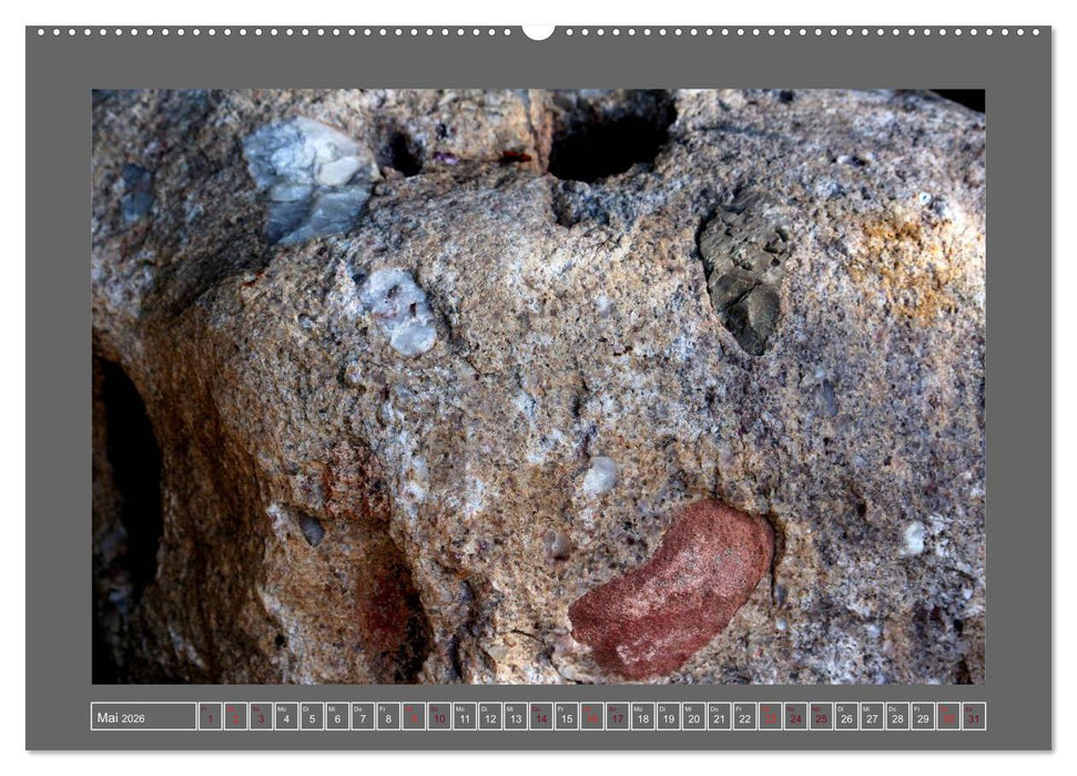 Gesteine und mineralische Bildungen (CALVENDO Premium Wandkalender 2026)