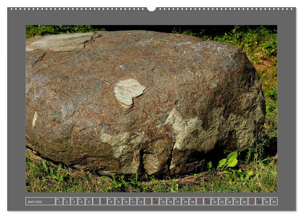 Gesteine und mineralische Bildungen (CALVENDO Premium Wandkalender 2026)