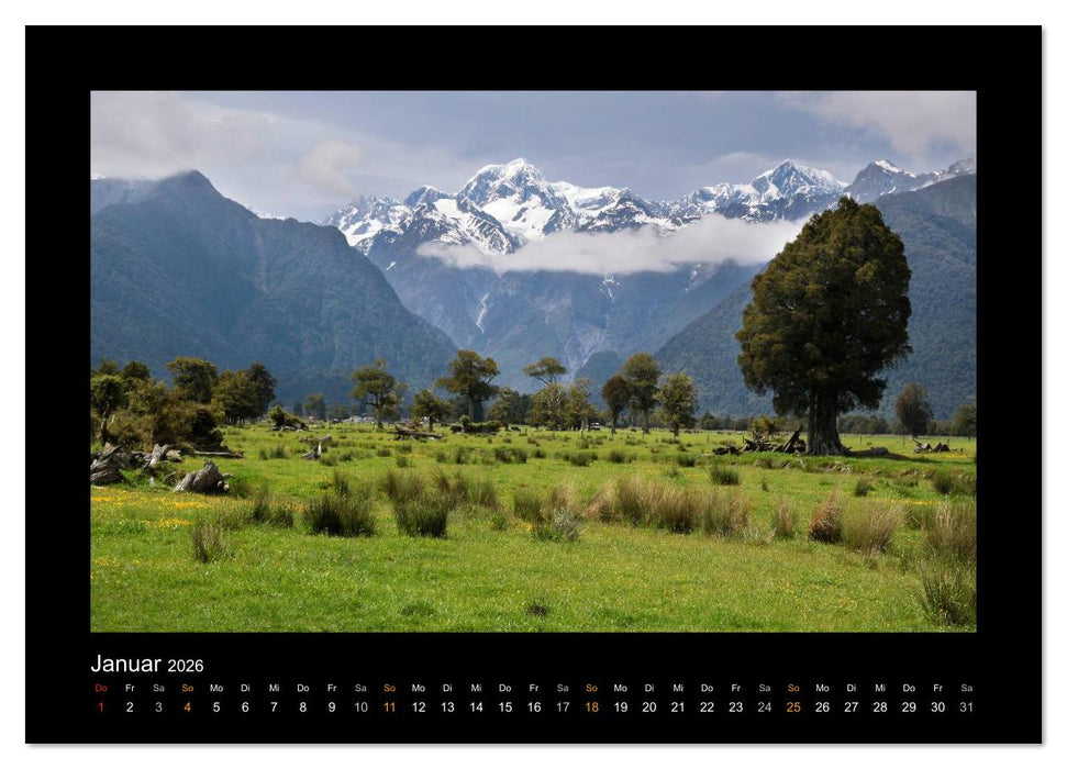 Neuseeland - Wunderwelt der Natur (CALVENDO Premium Wandkalender 2026)