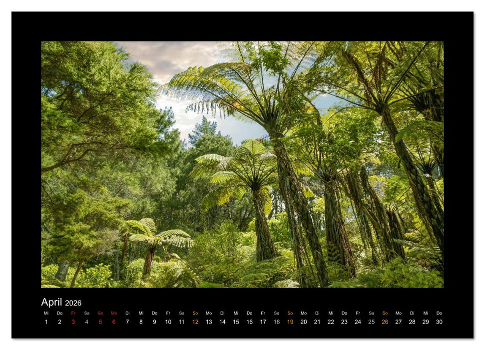 Neuseeland - Wunderwelt der Natur (CALVENDO Premium Wandkalender 2026)