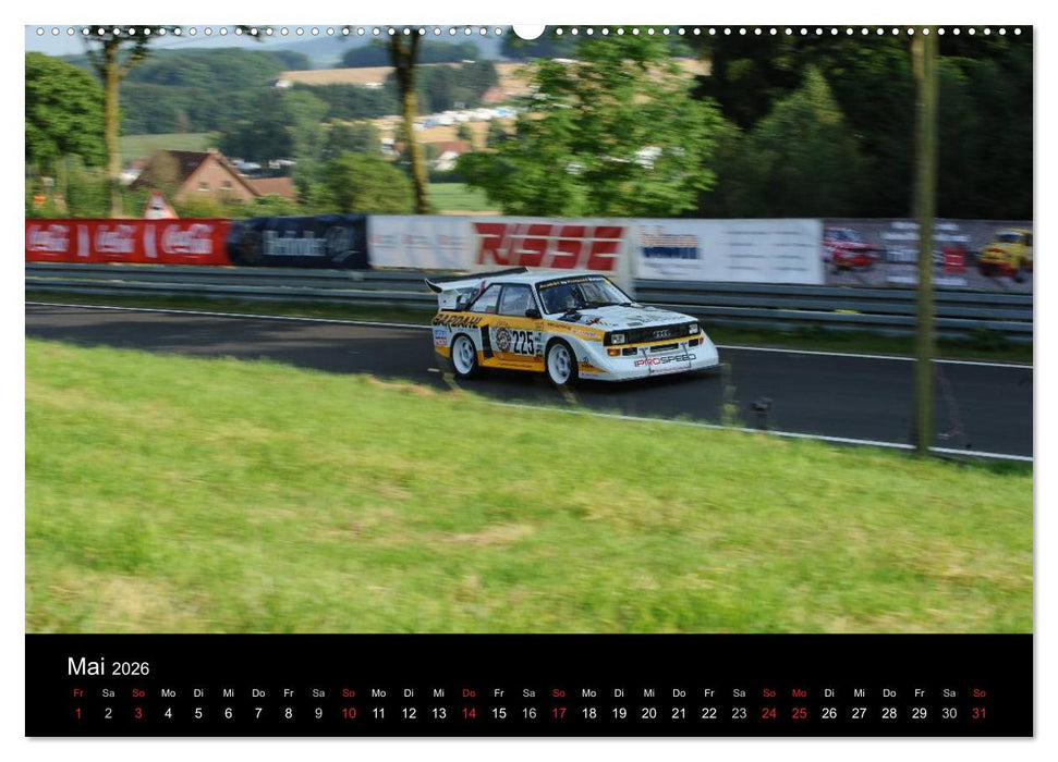 Auto - Bergrennen (CALVENDO Premium Wandkalender 2026)
