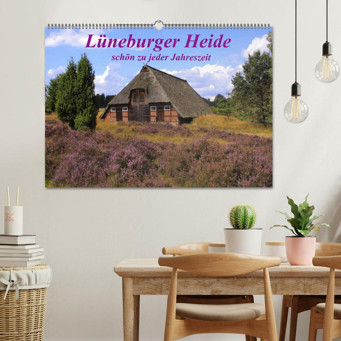 Lüneburger Heide - schön zu jeder Jahreszeit (CALVENDO Wandkalender 2026)