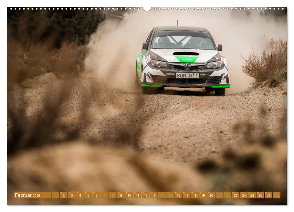 Rallye Faszination 2026 (CALVENDO Wandkalender 2026)