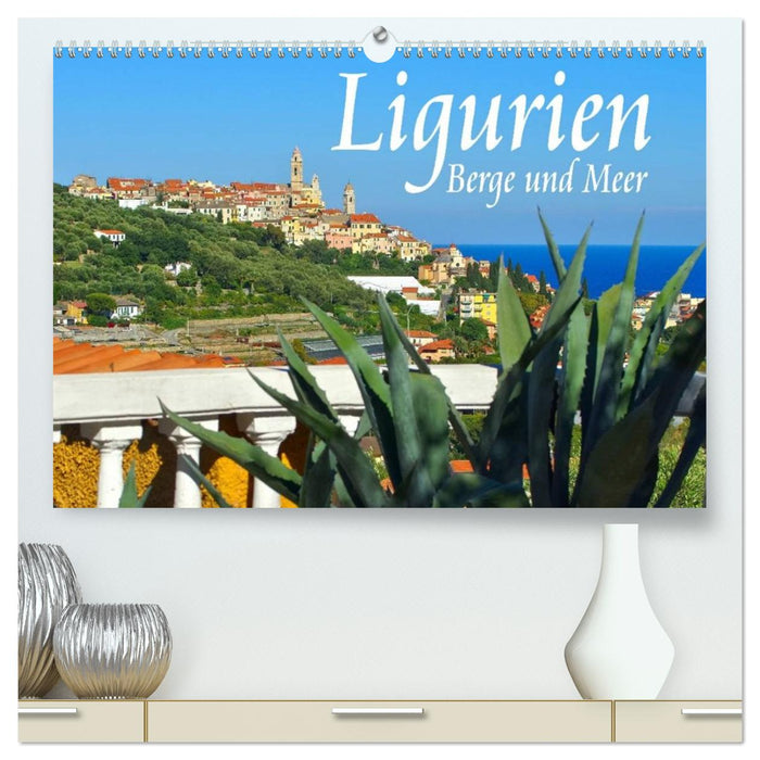 Ligurien - Berge und Meer (CALVENDO Premium Wandkalender 2026)