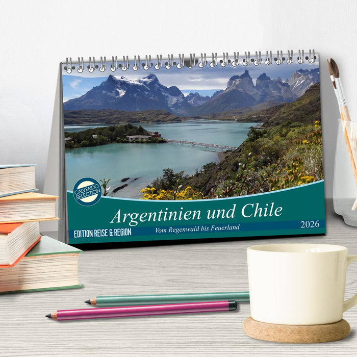 Argentinien und Chile - vom Regenwald bis Feuerland (CALVENDO Wandkalender 2026)