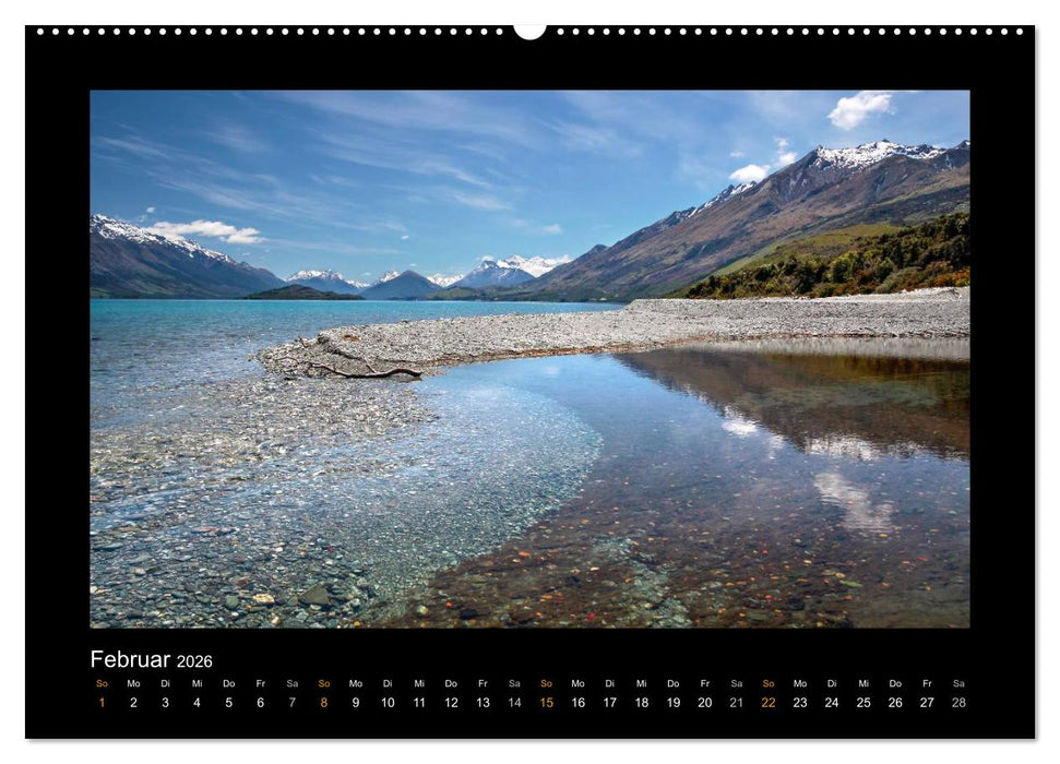 Neuseeland - Wunderwelt der Natur (CALVENDO Wandkalender 2026)