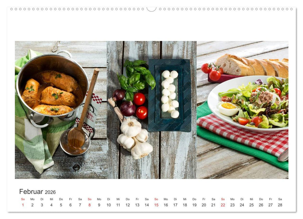Köstlichkeiten aus der Küche (CALVENDO Wandkalender 2026)