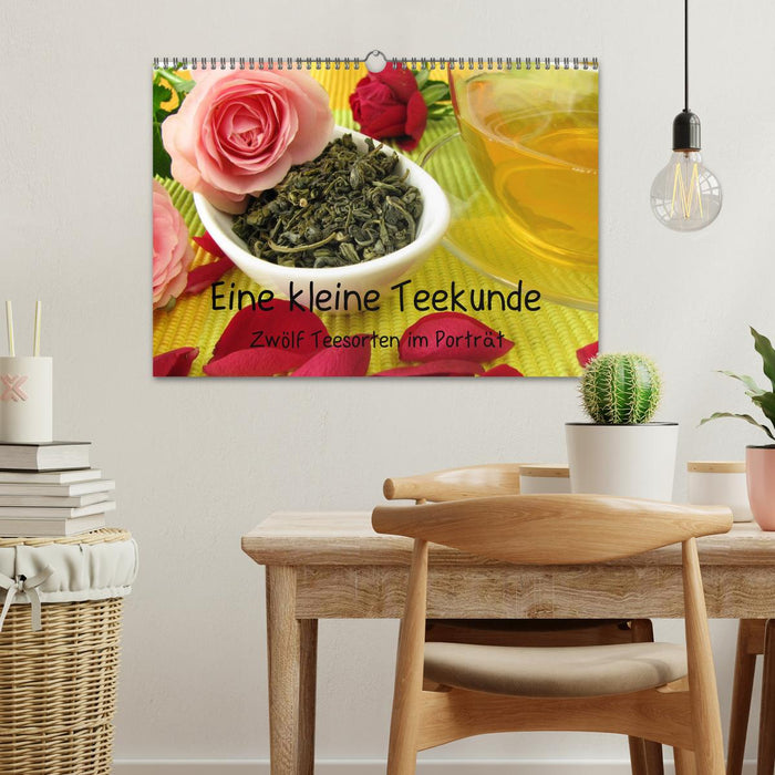 Eine kleine Teekunde - Zwölf Teesorten im Porträt (CALVENDO Wandkalender 2026)