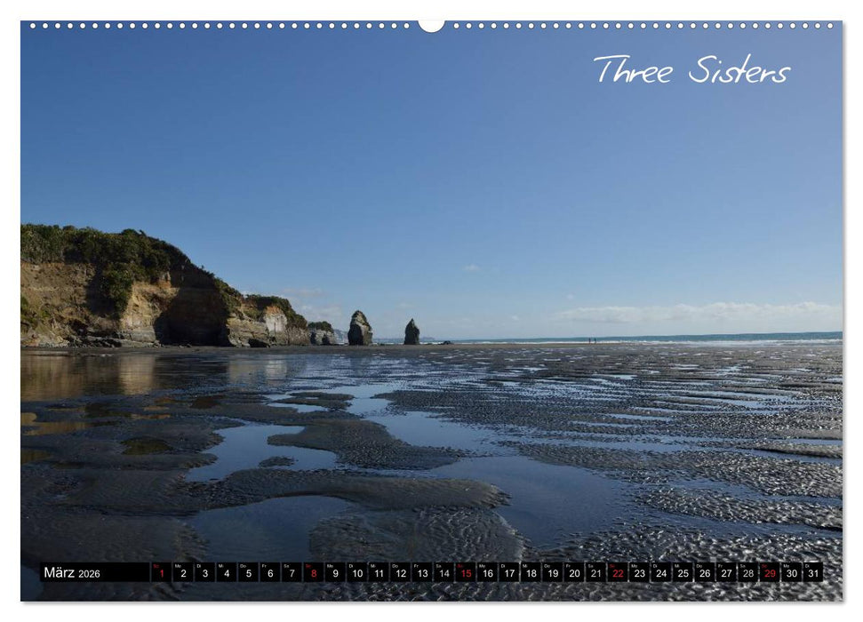 Neuseeland (CALVENDO Premium Wandkalender 2026)