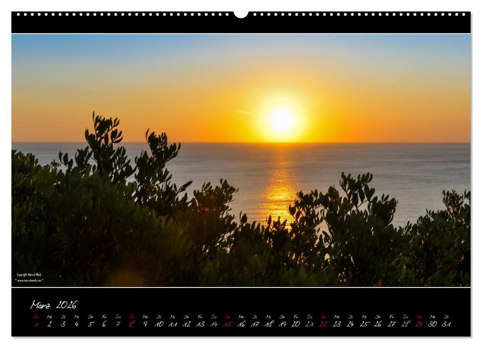 Sardinien Panoramakalender (CALVENDO Wandkalender 2026)
