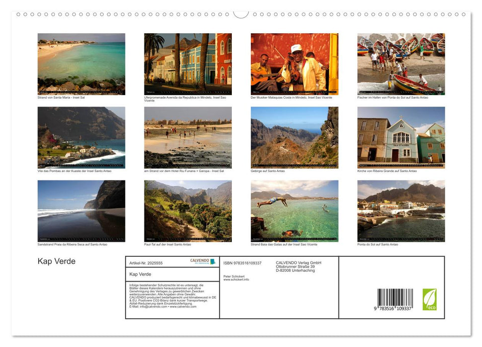 Kap Verde (CALVENDO Premium Wandkalender 2026)