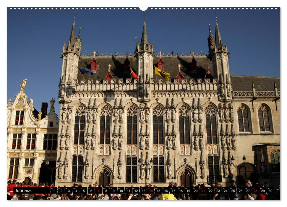 Brügge - Belgien (CALVENDO Premium Wandkalender 2026)